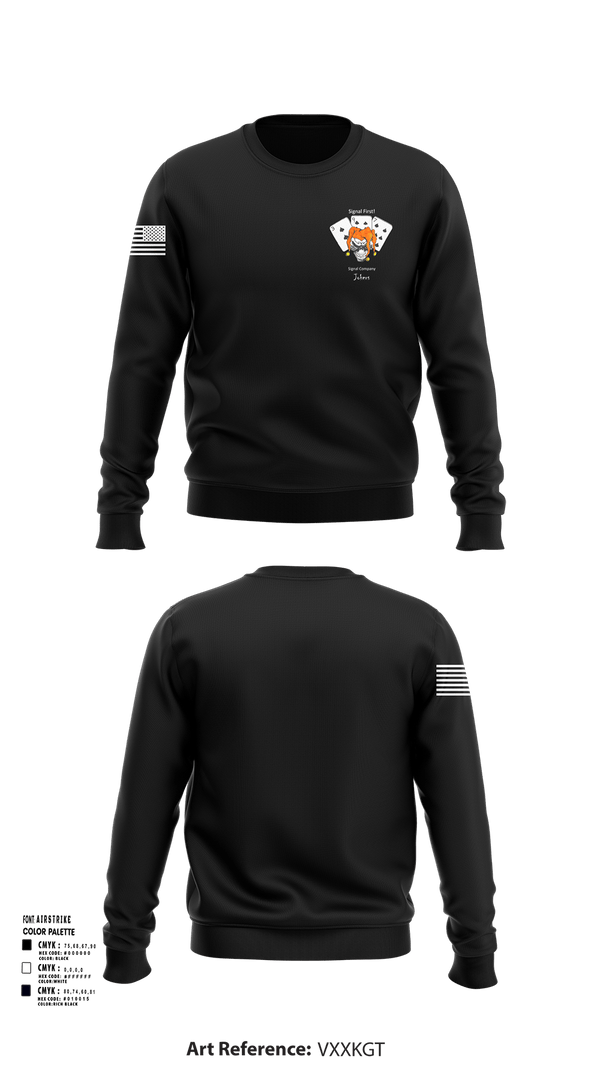 Crew Neck Sweatshirt, 397TH SC, Army, Teamtime, Team time, sublimation, custom sports apparel, team uniforms, spirit wear, spiritwear, sports uniforms, custom shirts, team store, custom team store, fundraiser sports, apparel fundraiser