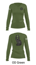 758th SMC 58080819 Women's Long Sleeve V-neck Shirt - 57