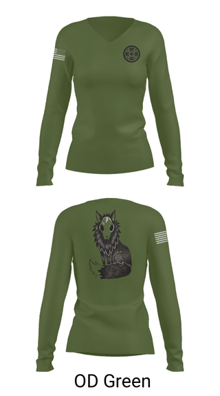 Women's Long Sleeve Vneck Shirt, 758th SMC, Army, Teamtime, Team time, sublimation, custom sports apparel, team uniforms, spirit wear, spiritwear, sports uniforms, custom shirts, team store, custom team store, fundraiser sports, apparel fundraiser