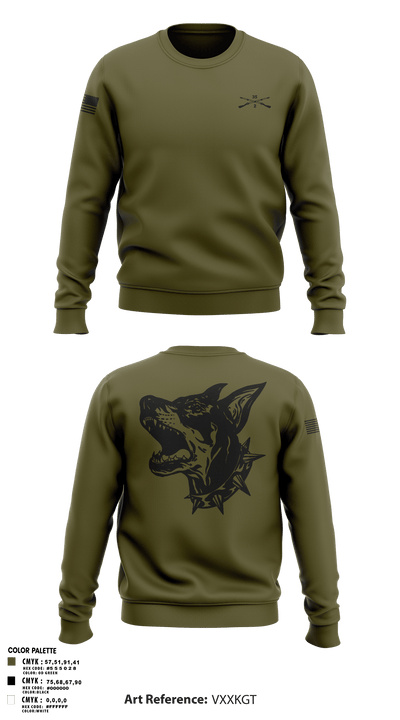 Delta Co 2-35 83859873 Crew Neck Sweatshirt - 1
