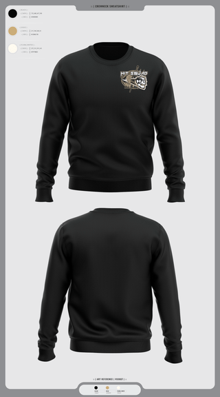 Crew Neck Sweatshirt, San Jose Hitsquad, , Teamtime, Team time, sublimation, custom sports apparel, team uniforms, spirit wear, spiritwear, sports uniforms, custom shirts, team store, custom team store, fundraiser sports, apparel fundraiser