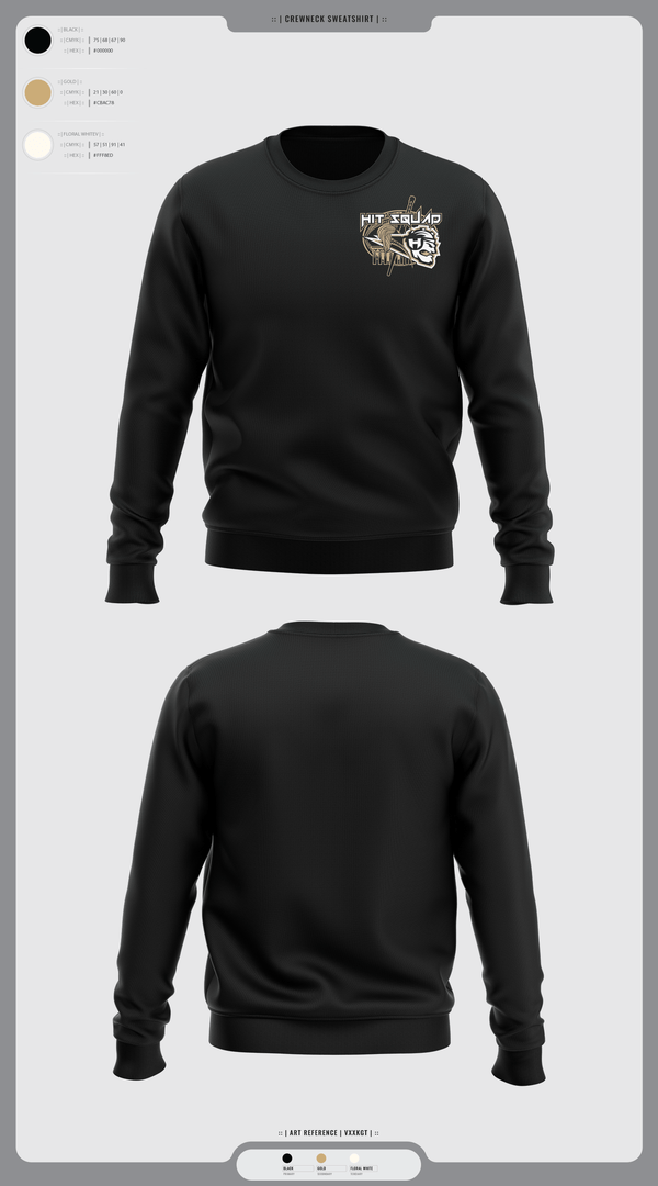 Crew Neck Sweatshirt, San Jose Hitsquad, , Teamtime, Team time, sublimation, custom sports apparel, team uniforms, spirit wear, spiritwear, sports uniforms, custom shirts, team store, custom team store, fundraiser sports, apparel fundraiser