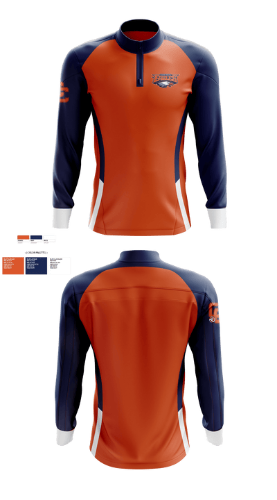 Clarke County High School Volleyball 53298744 Quarter Zip Jacket - 2