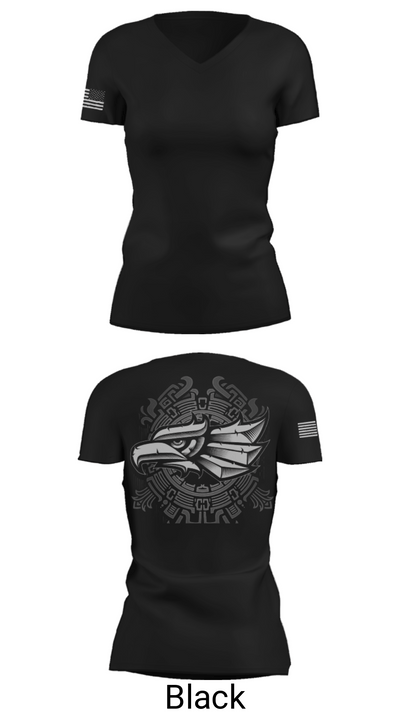 united hvac 96033943 Women's Short Sleeve V-neck Shirt - 38