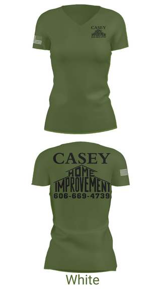 Womens Short Sleeve Vneck Shirt, Casey home improvement, , Teamtime, Team time, sublimation, custom sports apparel, team uniforms, spirit wear, spiritwear, sports uniforms, custom shirts, team store, custom team store, fundraiser sports, apparel fundraiser
