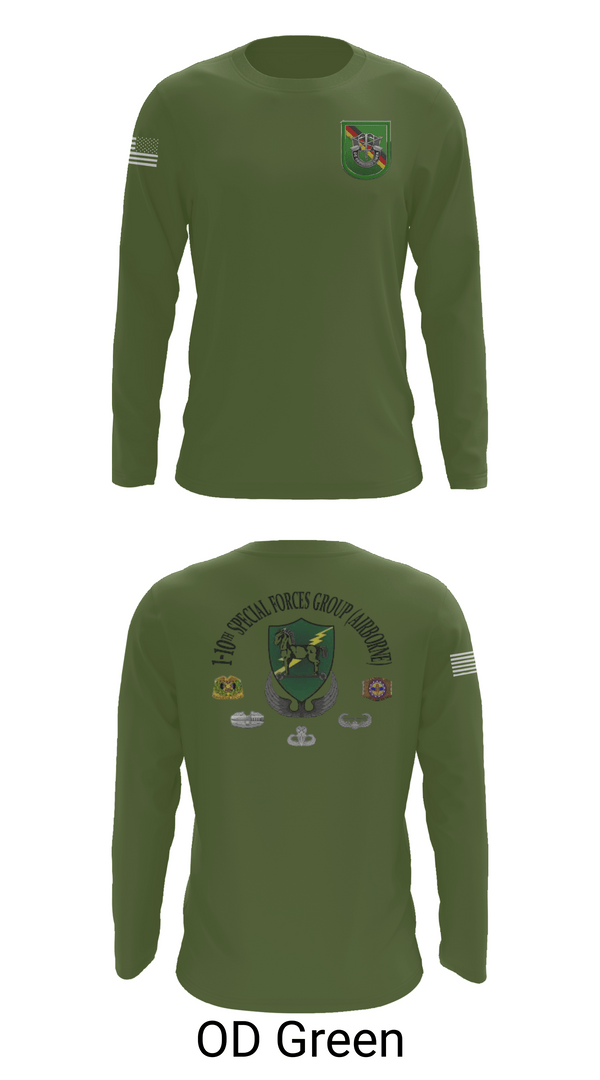 Long Sleeve Performance Shirt, 1-10 SFG FSC, Army, Teamtime, Team time, sublimation, custom sports apparel, team uniforms, spirit wear, spiritwear, sports uniforms, custom shirts, team store, custom team store, fundraiser sports, apparel fundraiser