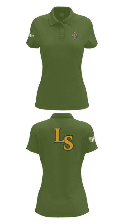 Lutheran High School South Cross Country 50596154 Women's Short Sleeve Performance Polo  - 25