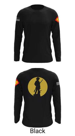 Long Sleeve Performance Shirt, Recruiting & Retention Battalion, National Guard, Teamtime, Team time, sublimation, custom sports apparel, team uniforms, spirit wear, spiritwear, sports uniforms, custom shirts, team store, custom team store, fundraiser sports, apparel fundraiser