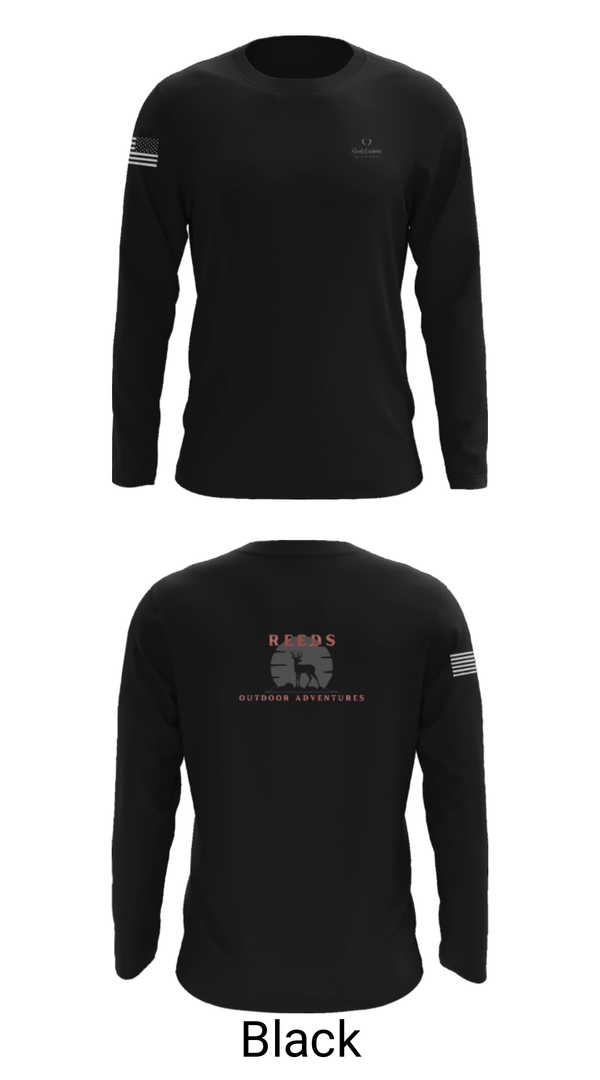 Long Sleeve Performance Shirt, Reeds Outdoor Adventures, , Teamtime, Team time, sublimation, custom sports apparel, team uniforms, spirit wear, spiritwear, sports uniforms, custom shirts, team store, custom team store, fundraiser sports, apparel fundraiser