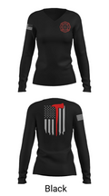 Okay Fire & Rescue 91150709 Women's Long Sleeve V-neck Shirt - 23