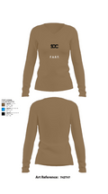 F.A.S.T. 47568902 Women's Long Sleeve V-neck Shirt - 2