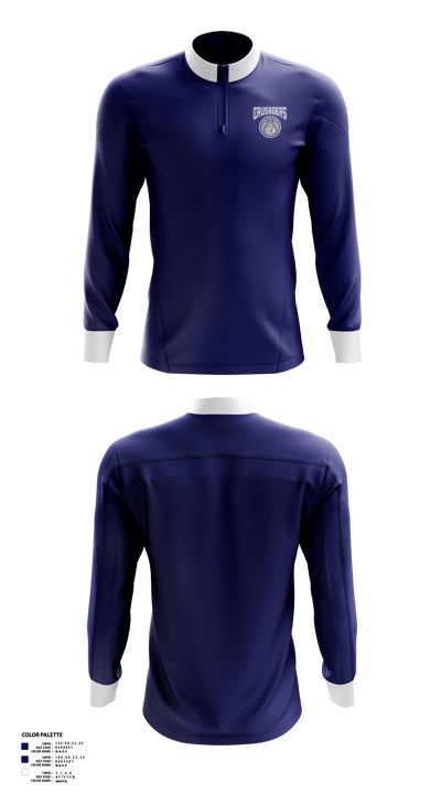Ohio Christian Academy 49971737 Quarter Zip Jacket - 1