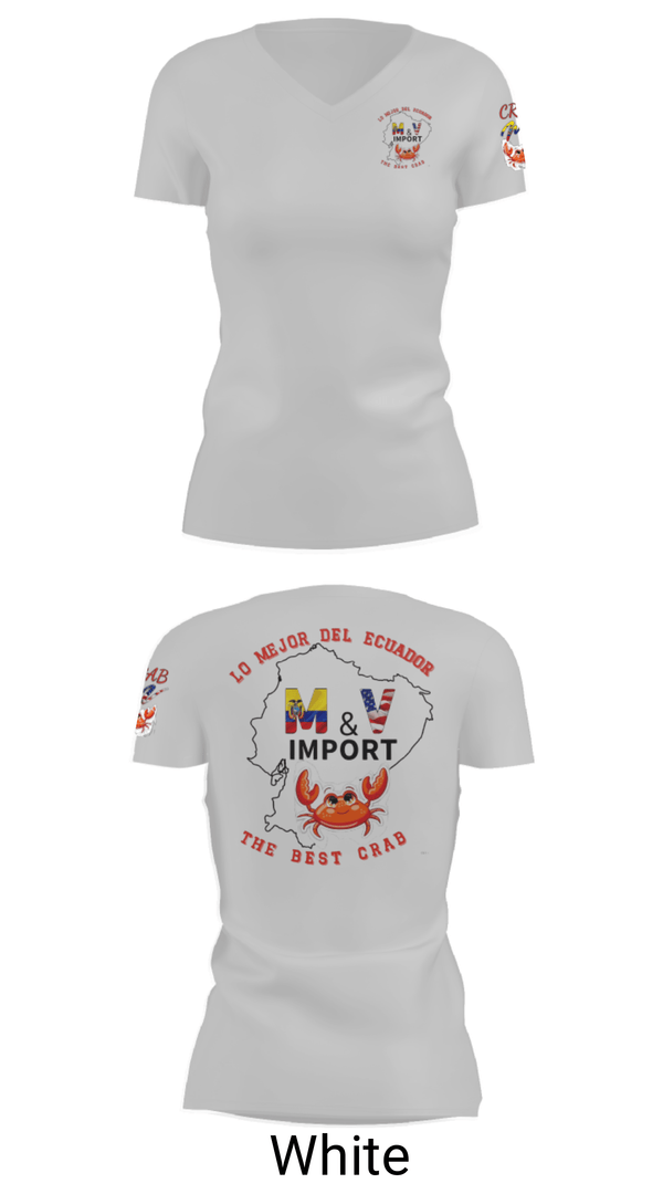 Womens Short Sleeve Vneck Shirt, M & V import LLC, , Teamtime, Team time, sublimation, custom sports apparel, team uniforms, spirit wear, spiritwear, sports uniforms, custom shirts, team store, custom team store, fundraiser sports, apparel fundraiser