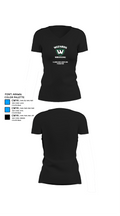 Illinois Kids Wrestling Federation 65505958 Women's Short Sleeve V-neck Shirt - 37