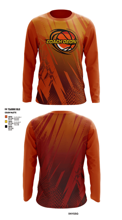 Coach Deon Fundamental Youth Basketball Training 21572635 Long Sleeve Performance Shirt 1