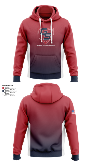 Hoodie, Grand Slam Alabama, Baseball, Teamtime, Team time, sublimation, custom sports apparel, team uniforms, spirit wear, spiritwear, sports uniforms, custom shirts, team store, custom team store, fundraiser sports, apparel fundraiser