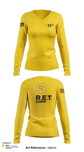 RET CORP 33326250 Women's Long Sleeve V-neck Shirt - 122