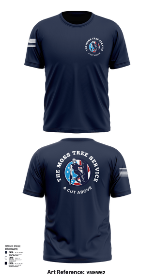 Short Sleeve Performance Shirt, The Moss Tree Service, , Teamtime, Team time, sublimation, custom sports apparel, team uniforms, spirit wear, spiritwear, sports uniforms, custom shirts, team store, custom team store, fundraiser sports, apparel fundraiser