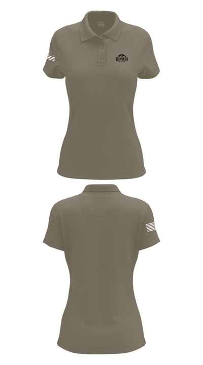 Busch Ranch 16880280 Women's Short Sleeve Performance Polo  - 34
