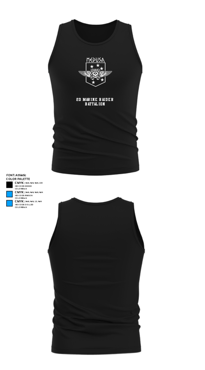 2D Marine Raider Battalion 793595 Tank Top - 39