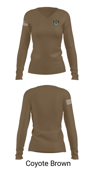 Womens Long Sleeve Vneck Shirt, White County Sheriff's Office, Police, Teamtime, Team time, sublimation, custom sports apparel, team uniforms, spirit wear, spiritwear, sports uniforms, custom shirts, team store, custom team store, fundraiser sports, apparel fundraiser