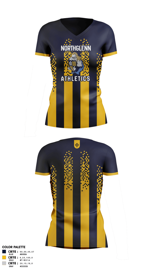 Womens Short Sleeve Vneck Shirt, Rocky Top MSTeam Fishman, Spirit Store, Teamtime, Team time, sublimation, custom sports apparel, team uniforms, spirit wear, spiritwear, sports uniforms, custom shirts, team store, custom team store, fundraiser sports, apparel fundraiser