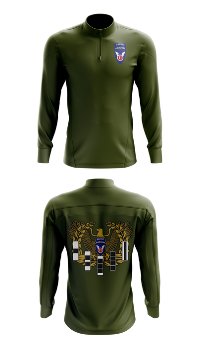 11th ABN DIV WO 32210325 Quarter Zip Jacket - 42