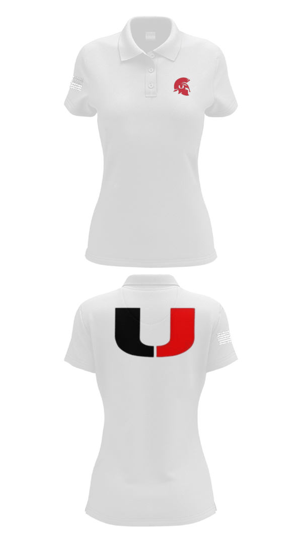 Womens Short Sleeve Performance Polo, Union High School Football, Football, Teamtime, Team time, sublimation, custom sports apparel, team uniforms, spirit wear, spiritwear, sports uniforms, custom shirts, team store, custom team store, fundraiser sports, apparel fundraiser