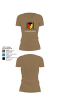 9th Comm Service company 88104614 Women's Short Sleeve V-neck Shirt - 4