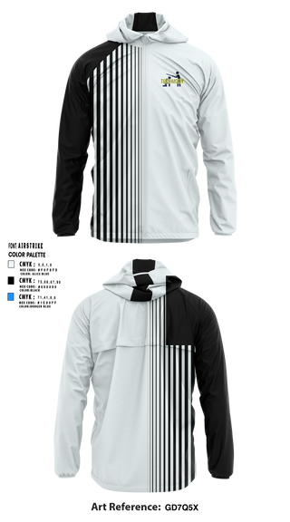 Windbreaker, Testimony Fitness, , Teamtime, Team time, sublimation, custom sports apparel, team uniforms, spirit wear, spiritwear, sports uniforms, custom shirts, team store, custom team store, fundraiser sports, apparel fundraiser