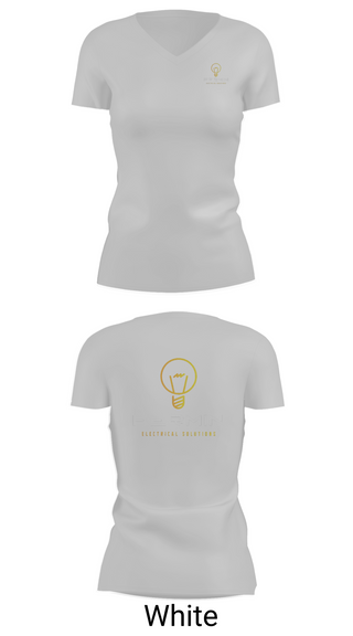Womens Short Sleeve Vneck Shirt, Fermin Electrical Solutions, , Teamtime, Team time, sublimation, custom sports apparel, team uniforms, spirit wear, spiritwear, sports uniforms, custom shirts, team store, custom team store, fundraiser sports, apparel fundraiser