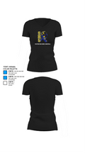 Stafford High School Basketball 81575563 Women's Short Sleeve V-neck Shirt - 37