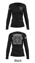 Baker 3-509th 3rd Plt 1st squad 60073036 Women's Long Sleeve V-neck Shirt - 37