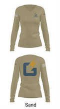 Georgia transformerGeorgia transformer 83211310 Women's Long Sleeve V-neck Shirt - 92