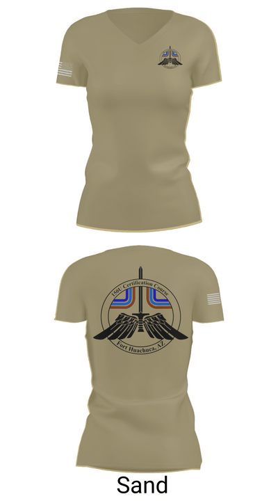2-13th AVN REGT, 150U Certification Course 19965243 Women's Short Sleeve V-neck Shirt - 88