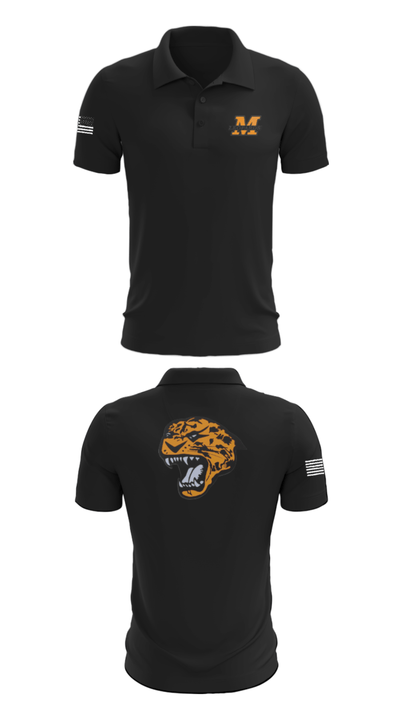 Malvern High School Volleyball 16056361 Short Sleeve Performance Polo - 28