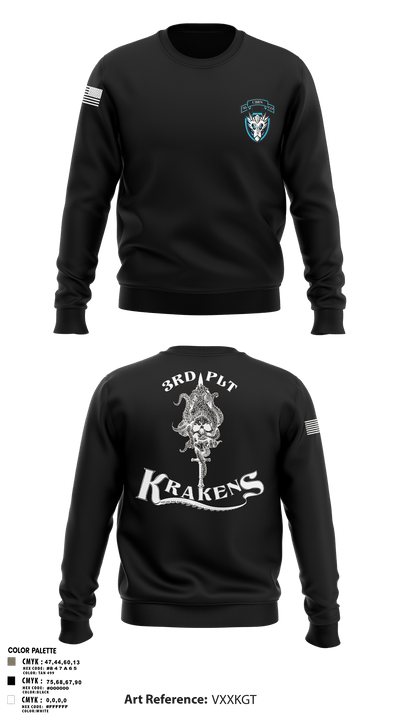 3RD PLT95TH CBRN 57596353 Crew Neck Sweatshirt - 3