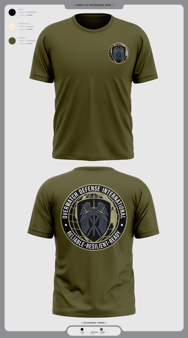 Old School Cotton Feel Shirt, Overwatch Defense International, , Teamtime, Team time, sublimation, custom sports apparel, team uniforms, spirit wear, spiritwear, sports uniforms, custom shirts, team store, custom team store, fundraiser sports, apparel fundraiser