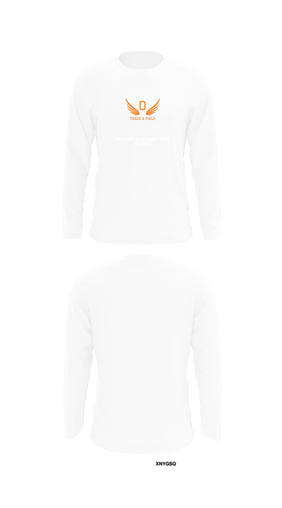 Overbrook High School Track and Field 24821200 Long Sleeve Performance Shirt 8