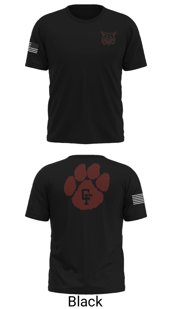 Short Sleeve Performance Shirt, Cy-Fair High School Track, Track & Field, Teamtime, Team time, sublimation, custom sports apparel, team uniforms, spirit wear, spiritwear, sports uniforms, custom shirts, team store, custom team store, fundraiser sports, apparel fundraiser