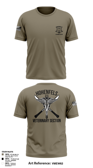 Short Sleeve Performance Shirt, Hohenfels VTFHohenfels Veterinary Section, Army, Teamtime, Team time, sublimation, custom sports apparel, team uniforms, spirit wear, spiritwear, sports uniforms, custom shirts, team store, custom team store, fundraiser sports, apparel fundraiser