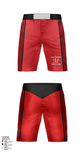 Fight Shorts, Maysville R-1 School District Wrestling, Wrestling, Teamtime, Team time, sublimation, custom sports apparel, team uniforms, spirit wear, spiritwear, sports uniforms, custom shirts, team store, custom team store, fundraiser sports, apparel fundraiser
