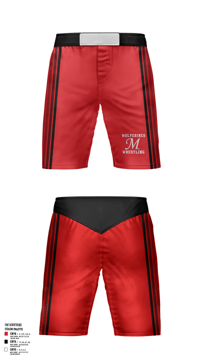 Maysville R-1 School District Wrestling 27878891 Fight Shorts - 1