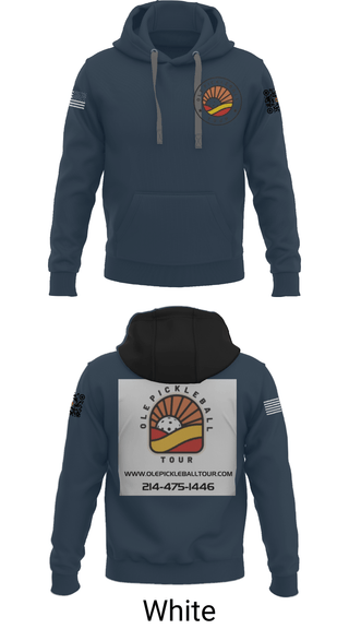 Hoodie, Ole Pickleball Tour, , Teamtime, Team time, sublimation, custom sports apparel, team uniforms, spirit wear, spiritwear, sports uniforms, custom shirts, team store, custom team store, fundraiser sports, apparel fundraiser