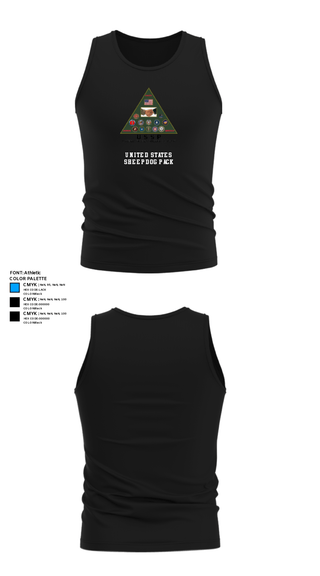 Tank Top, United States Sheepdog Pack, , Teamtime, Team time, sublimation, custom sports apparel, team uniforms, spirit wear, spiritwear, sports uniforms, custom shirts, team store, custom team store, fundraiser sports, apparel fundraiser