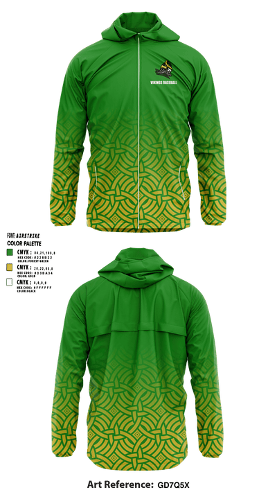 Vikings 13726225 Windbreaker - 1