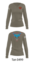 Marine Air Group 24 32391498 Women's Long Sleeve V-neck Shirt -1 77