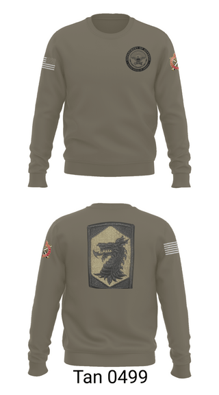 Crew Neck Sweatshirt, 445 Chemical Company, National Guard, Teamtime, Team time, sublimation, custom sports apparel, team uniforms, spirit wear, spiritwear, sports uniforms, custom shirts, team store, custom team store, fundraiser sports, apparel fundraiser