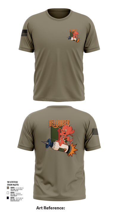 Hellraiser 15365776 Short Sleeve Performance Shirt - 104