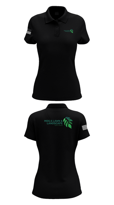 Moils Lawn and landscape 2540388 Women's Short Sleeve Performance Polo  - 36